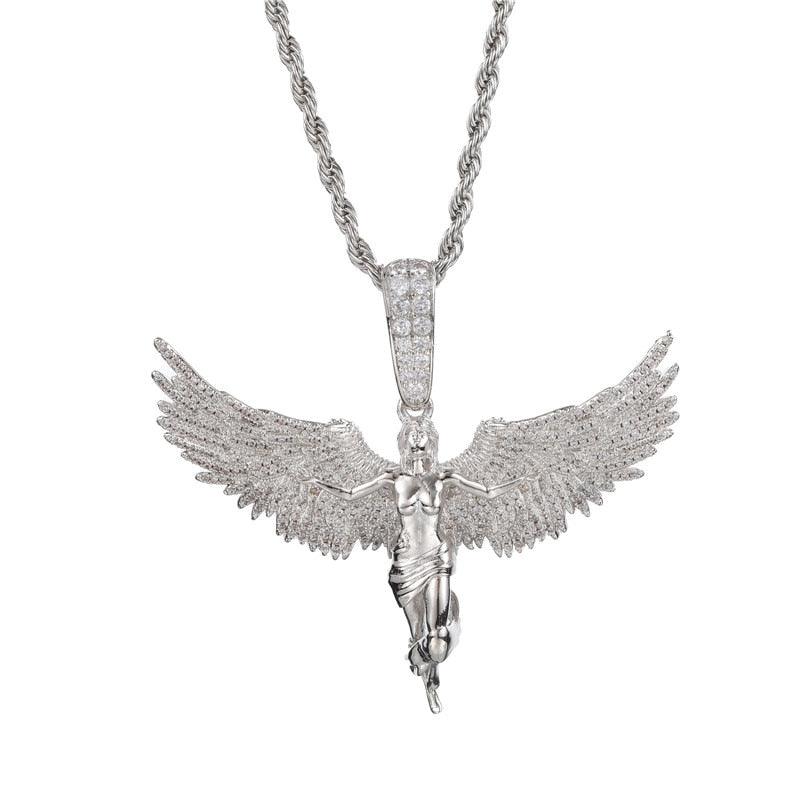 Pingente Angel Wings "Asas de Anjo" + Corrente de Brinde