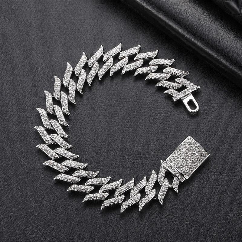 Pulseira 18mm Thorns Cuban Mythice